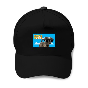 Discover 8Bit Game Over Affenpinscher Baseball Caps