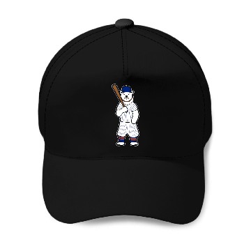 Discover Baseball Polar Bear Pete Baseball Caps