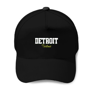 Discover DETROIT TECHNO 2 Baseball Tees Baseball Caps