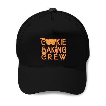 Discover Cookie Baking Crew Christmas Funny Gingerbread xmass Baker Baseball Tees Baseball Caps