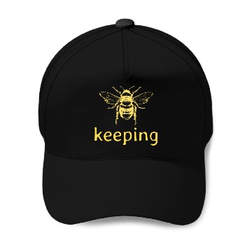 Discover Bee Keeping Gold Bumble Bee Beekeeping Baseball Tees Baseball Caps