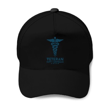 Discover Veteran Navy Corpsman Baseball Caps