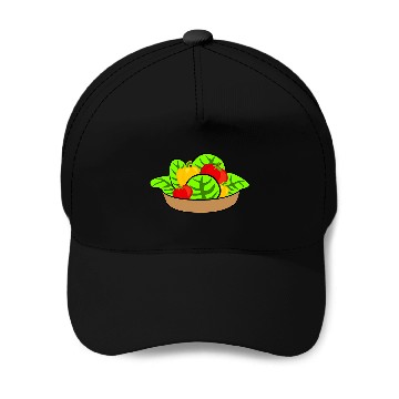 Discover Salad Lettuce Tomato Peppers Baseball Tees Baseball Caps