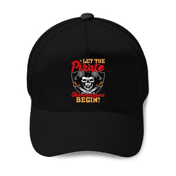 Discover Let The Pirate Shenanigans Begin Crossbones Pirates Baseball Tees Baseball Caps