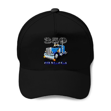 Discover 359 Peterbilt doodle Baseball Caps