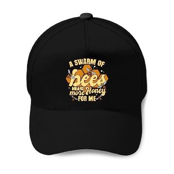 Discover Funny Beekeeper Bee Apparel Baseball Caps
