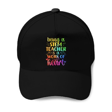 Discover Science Technology Engineering Math STEM Teacher Baseball Caps