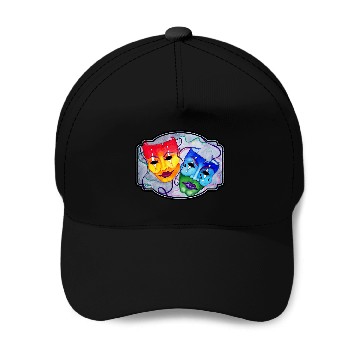 Discover Comedy and Tragedy Zip Baseball Caps