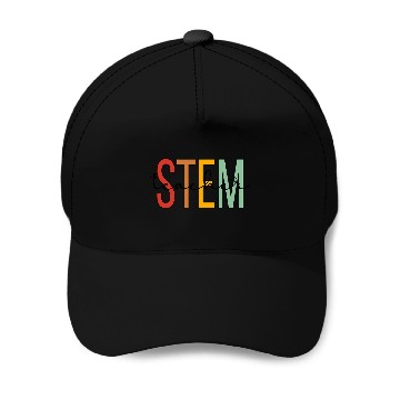 Discover STEM Teacher Science Technology Engineering Math Boho Baseball Caps