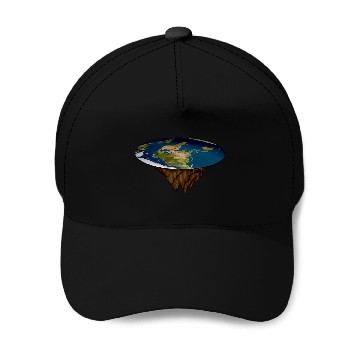 Discover Flat Earth Society 2Flat Earth Map Model Globe Baseball Caps
