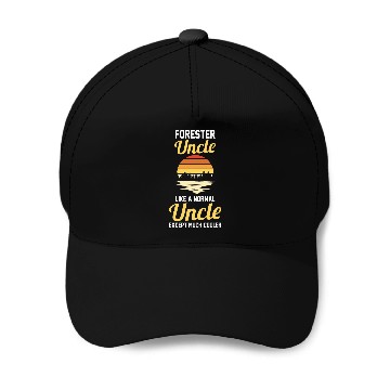 Discover Forest Forestry Worker Uncle Forester Baseball Caps