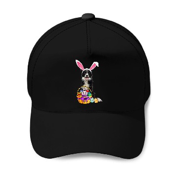 Discover Easter Egg Funny Border Collie Easter Zip Baseball Caps