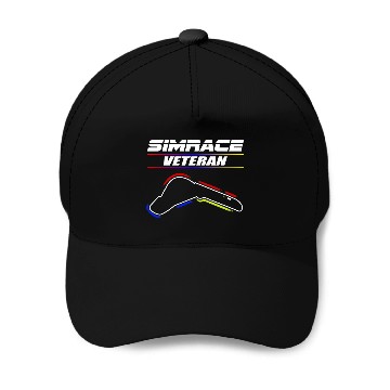 Discover Simrace Sim Racer with Simracing Track 3 Baseball Tees Baseball Caps