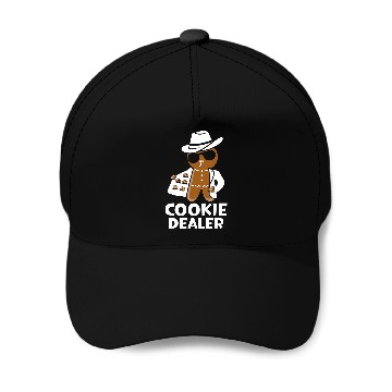 Discover Funny Cookie dealers Gingerbread Baseball Tees Baseball Caps