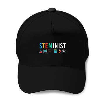 Discover STEMINIST Technology Student STEM In Engineering Math Baseball Caps