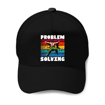 Discover Problem Solving Rock Climbing Wall Climber Bouldering Baseball Caps