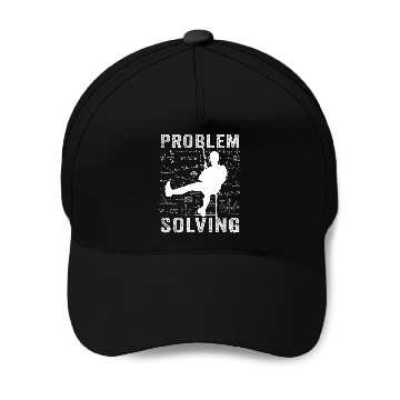Discover Problem Solving Rock Climbing Funny Canyoneering Lovers Baseball Caps