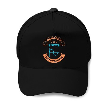 Discover Math Teacher   Love Math Charts Math Graph Math Teacher Zip Baseball Caps