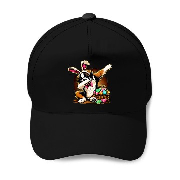 Discover Dabbings Easter Bunny Saint Bernard Dog Baseball Tees Baseball Caps