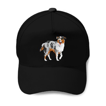 Discover Mini Aussie Miniature Australian Shepherd 2 Baseball Tees Baseball Caps