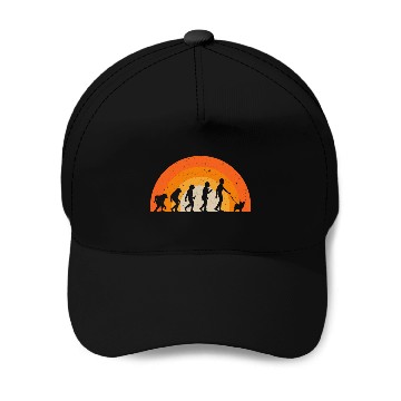Discover Papillon Dog Cool Evolution Baseball Caps