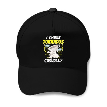 Discover Storm Chasing Lightning Thunder Weather Hurricane Tornado 22 Baseball Tees Baseball Caps