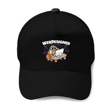 Discover Webdesign Spider Programming Programmer IT Baseball Caps