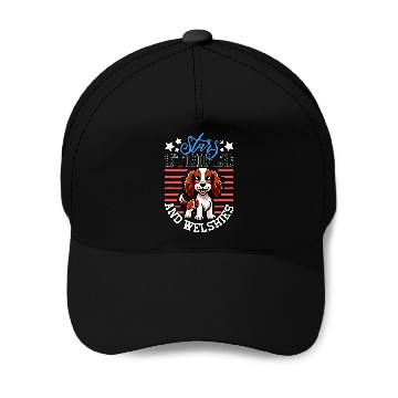 Discover Patriotic Welsh Springer Spaniel Baseball Caps
