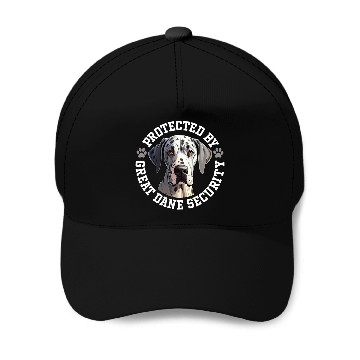 Discover Protected by Great Dane Security Zip Baseball Caps