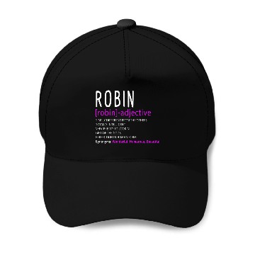 Discover Womens Personalized Name Description Robin Baseball Tees Baseball Caps