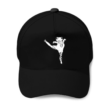 Discover Silly Frog Ballerina Baseball Caps