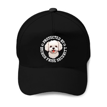 Discover Protected by Bichon Frise Security Baseball Tees Baseball Caps