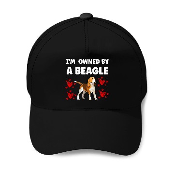 Discover I am owned by a beagle Baseball Tees Baseball Caps