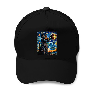 Discover Total Solar Eclipse Blue Heeler Dog Baseball Caps