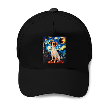 Discover Total Solar Eclipse Toy Fox Terrier Dog Baseball Tees Baseball Caps