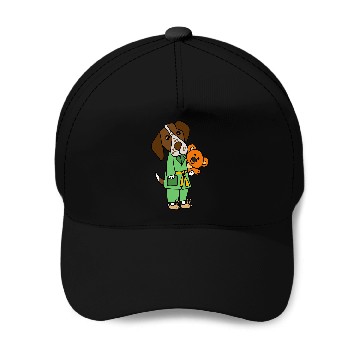 Discover Smileteespetsa Funny German Shorthaired Pointer in Bathrobe Baseball Tees Baseball Caps