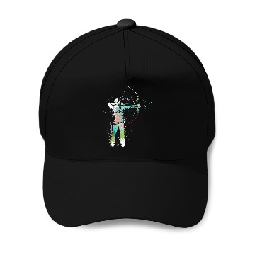 Discover Splash Archery Baseball Caps