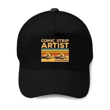 Discover vintages Comic Strip Artist Comics Baseball Tees Baseball Caps