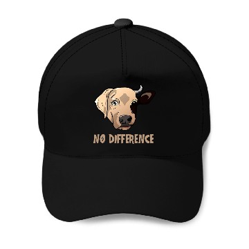 Discover Labrador Lab Dog No Difference Labrador Cow Funny Vegetarians Baseball Tees Baseball Caps