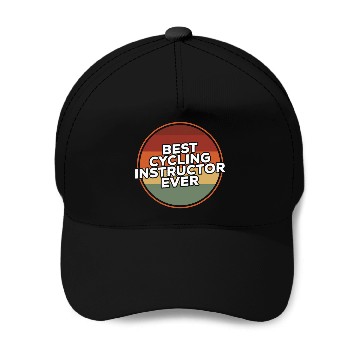 Discover vintages bests Cycling Instructor Ever Baseball Caps
