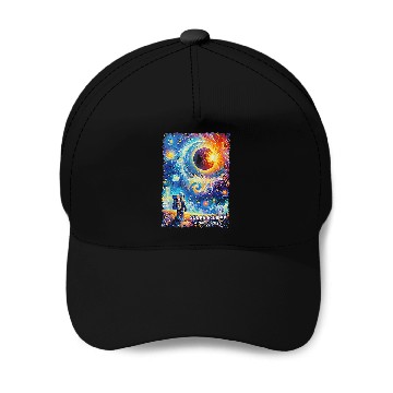 Discover View Totality April 8 2024 Astronomy Astronaut Solar Eclipse Baseball Tees Baseball Caps