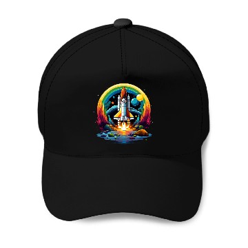 Discover Space Shuttle Science Astronomy 21 Baseball Caps