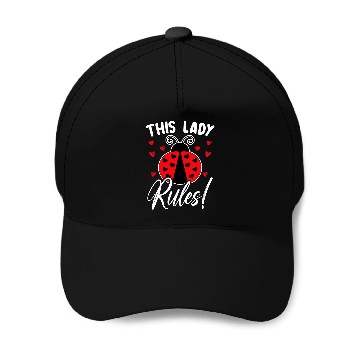 Discover This Lady Rules Insect Future Entomologist Ladybug Baseball Tees Baseball Caps