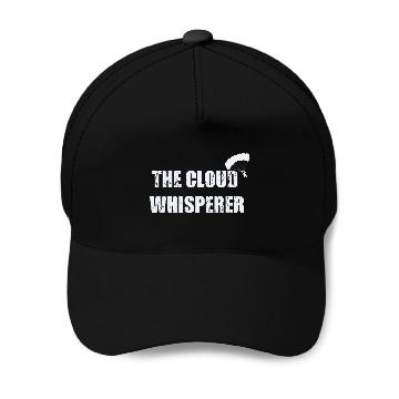 Discover The Cloud Whisperer Funny Parachuting Skydiving Baseball Caps