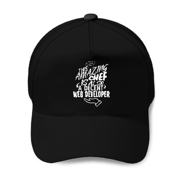 Discover THIS AMAZING CHEF IS ALSO A DECENT WEB DEVELOPER Baseball Caps