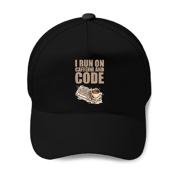 Discover caffeines Coder Software Developer Engineer Coffee Programmer 27 Baseball Caps
