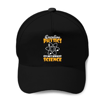 Discover Physicist Humor Science Scientist Quantum Physics Baseball Caps