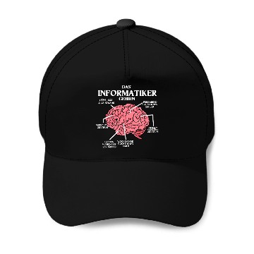 Discover The computer scientist brain for programmers coders and nerds Zip Baseball Caps