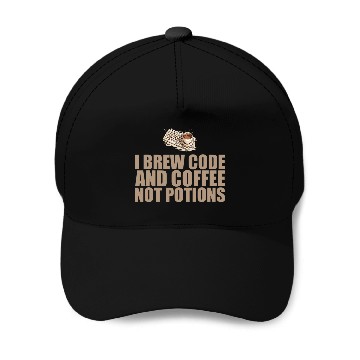 Discover caffeines Coder Software Developer Engineer Coffee Programmer 2 Baseball Caps