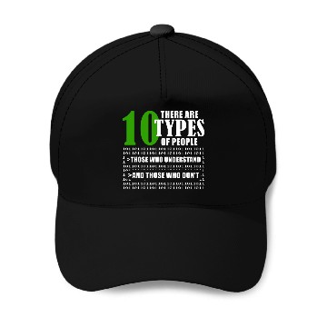 Discover Binary Code Funny Programmer Saying Coding Baseball Caps